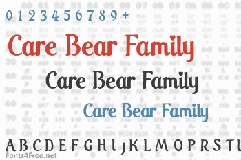 Care Bear Family Font