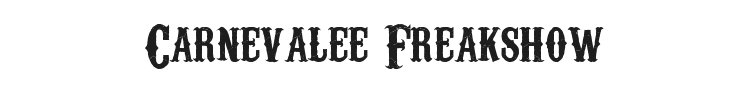 Carnevalee Freakshow Font