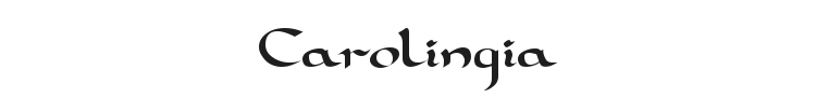 Carolingia Font Preview