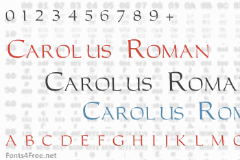 Carolus Roman Font