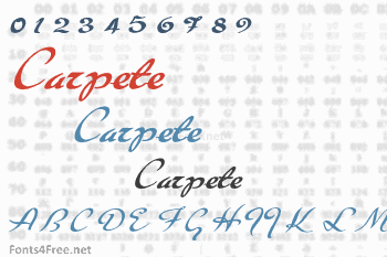 Carpete Font