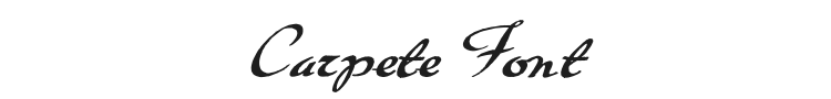 Carpete Font