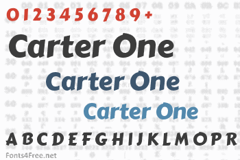 Carter One Font