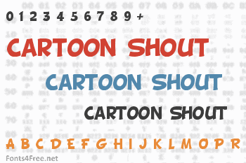 Cartoon Shout Font