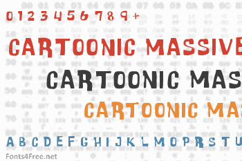 Cartoonic Massive Font