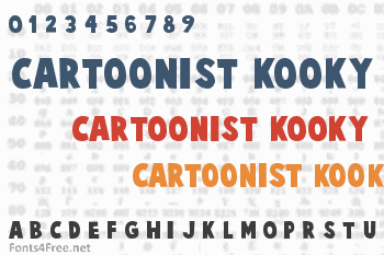 Cartoonist Kooky Font