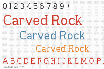 Carved Rock Font