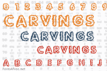 Carvings Font