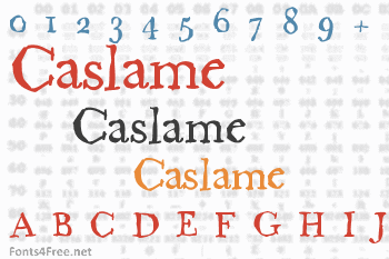 Caslame Font