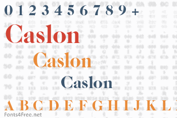 Caslon Font