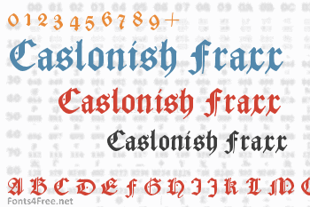Caslonish Fraxx Font