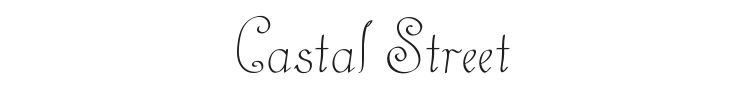 Castal Street Font Preview