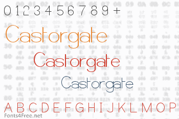 Castorgate Font