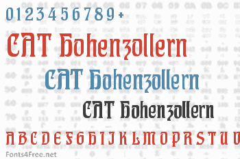 CAT Hohenzollern Font