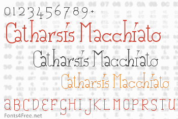 Catharsis Macchiato Font