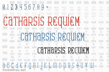 Catharsis Requiem Font