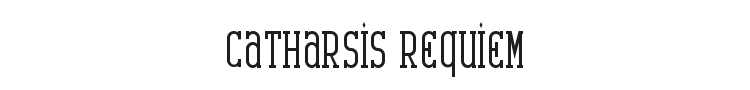 Catharsis Requiem Font