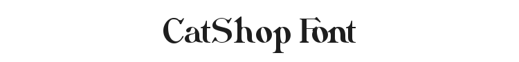 CatShop Font