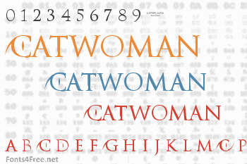 Catwoman Font