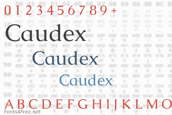 Caudex Font