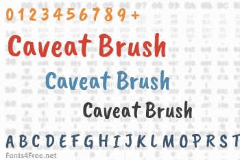 Caveat Brush Font