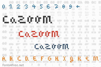 CaZOOM Font