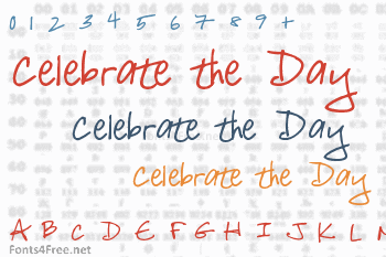 Celebrate the Day Font