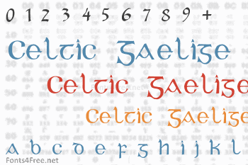 Celtic Gaelige Font