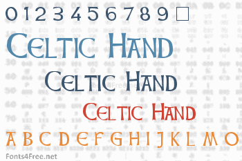 Celtic Hand Font