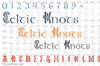 Celtic Knots Font