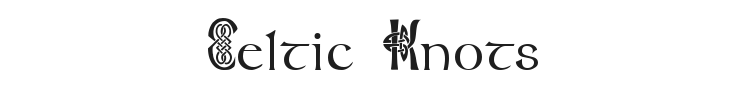 Celtic Knots Font