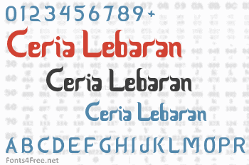 Ceria Lebaran Font