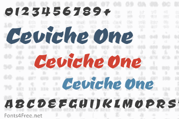 Ceviche One Font