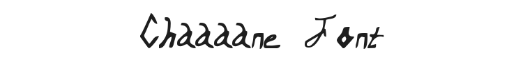 Chaaaane Font