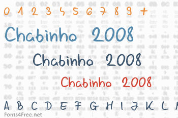 Chabinho 2008 Font