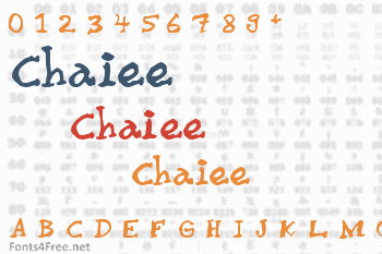 Chaiee Font