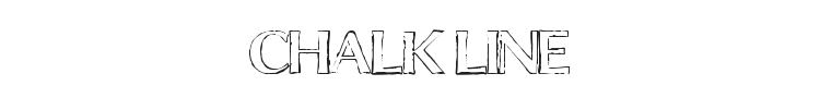 Chalk Line Font Preview