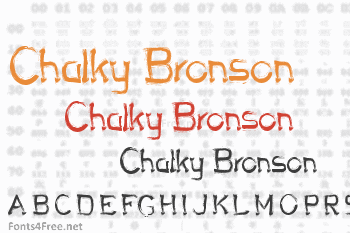 Chalky Bronson Font
