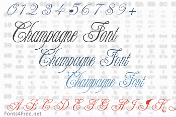 Champagne Font