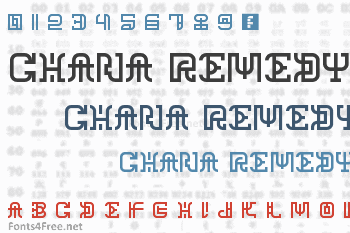 Chana Remedy Font