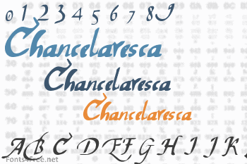 Chancelaresca Font
