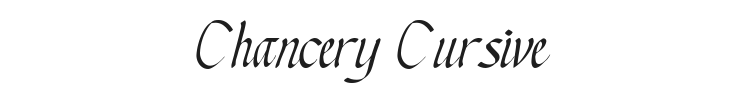Chancery Cursive Font Preview