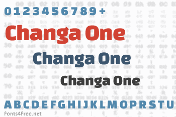 Changa One Font