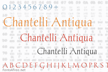 Chantelli Antiqua Font