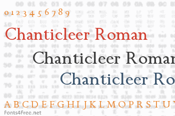 Chanticleer Roman Font