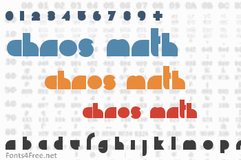 Chaos Math Font