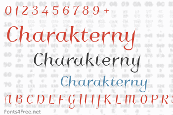 Charakterny Font