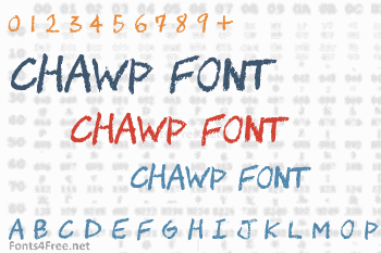 Chawp Font