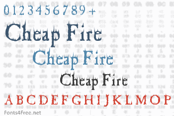 Cheap Fire Font
