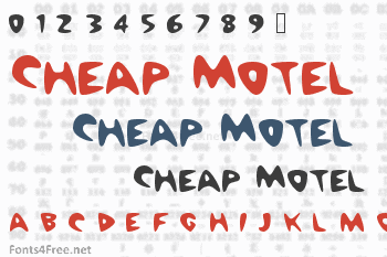 Cheap Motel Font